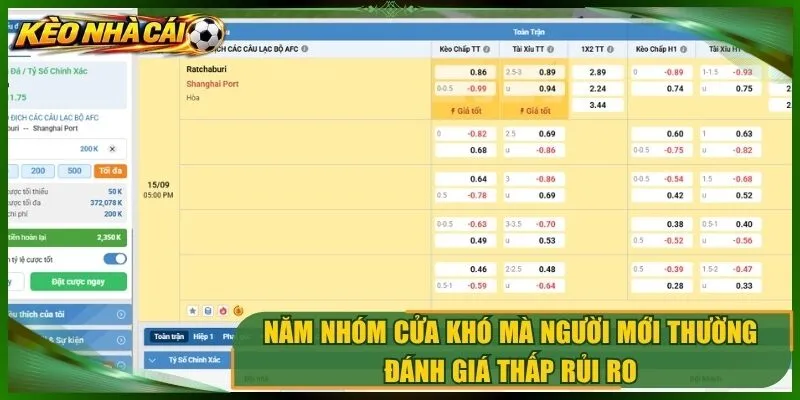 Năm nhóm cửa khó mà người mới thường đánh giá thấp rủi ro