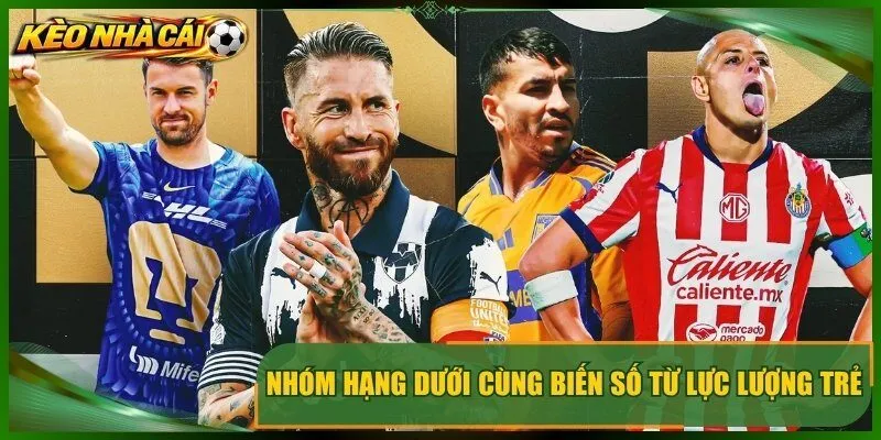 Nhóm hạng dưới cùng biến số từ lực lượng trẻ